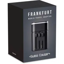 Swiss Cougar Frankfurt World Travel Adaptor Gift Box